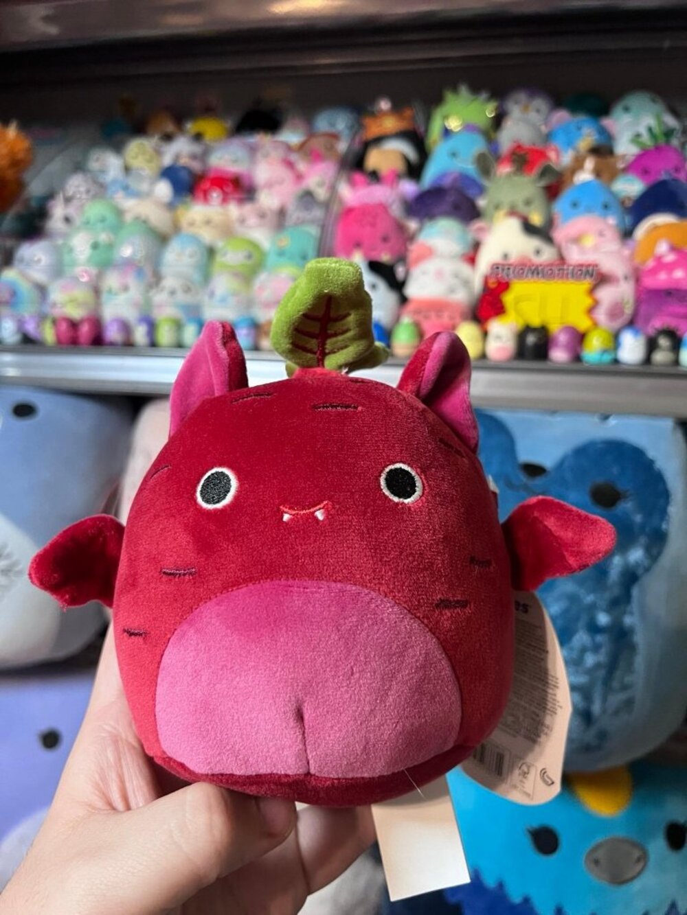 NWT ROMULUS beet bat Squishmallow Food Fusion 5β Plush Toy Stuffed Animal